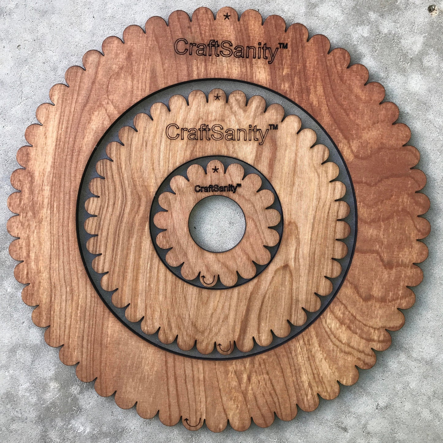 CraftSanity Circular Weaving 3-Loom Set
