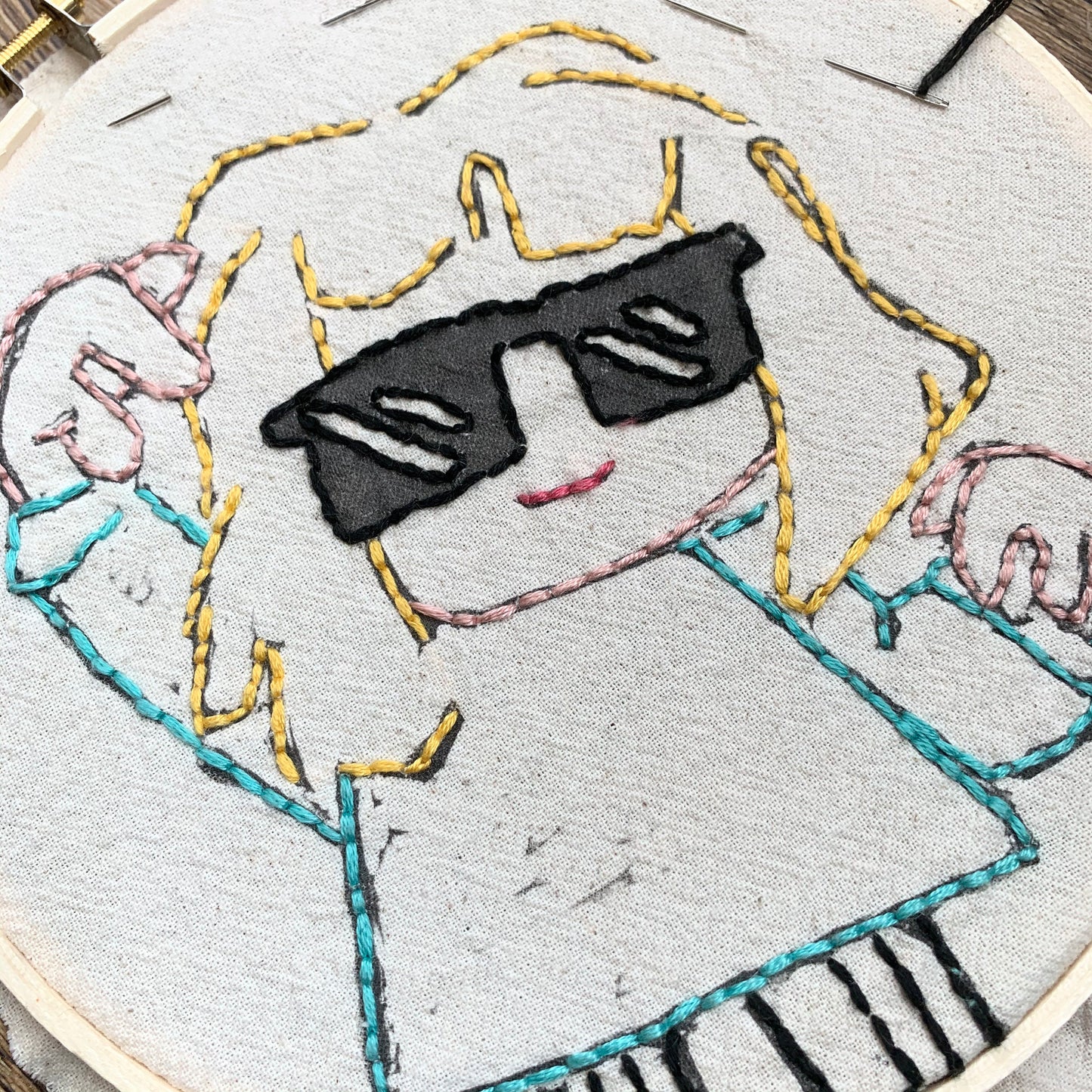 SALE! Hey Ladies Embroidery Sampler