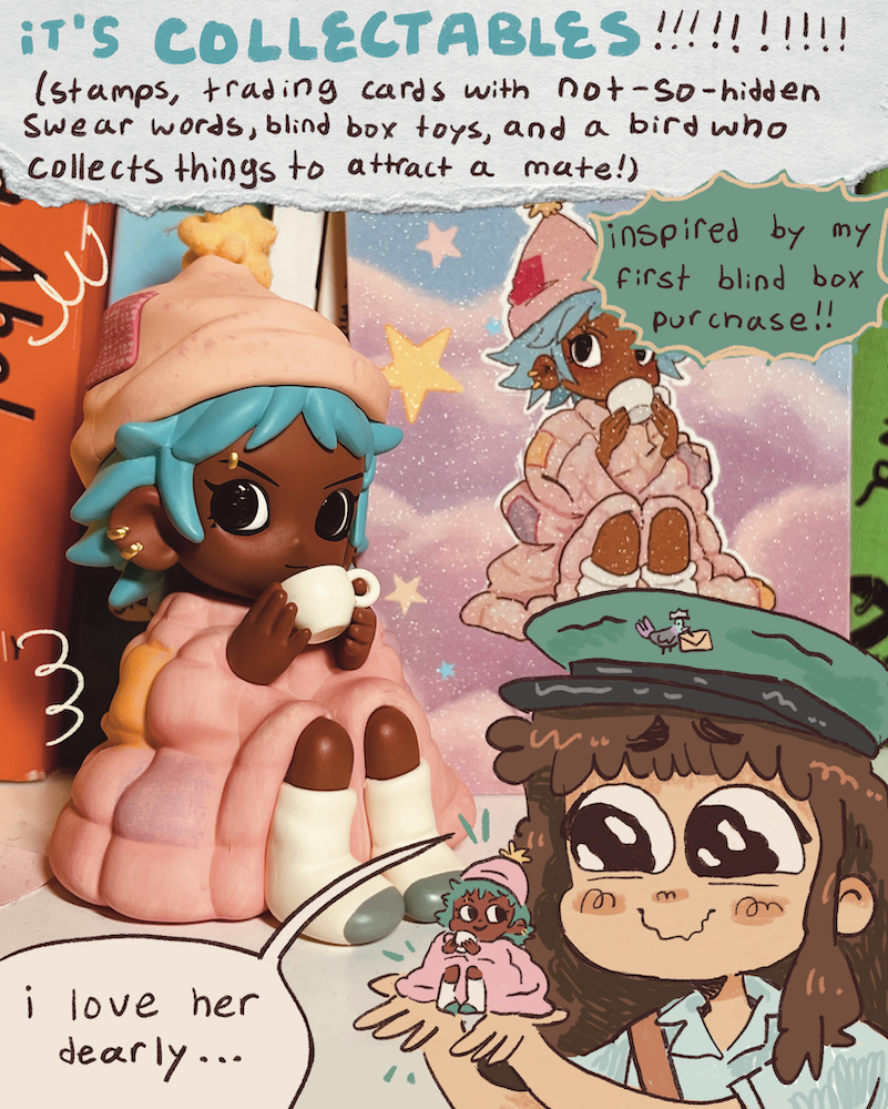 Zine + sticker fun fact mail club!