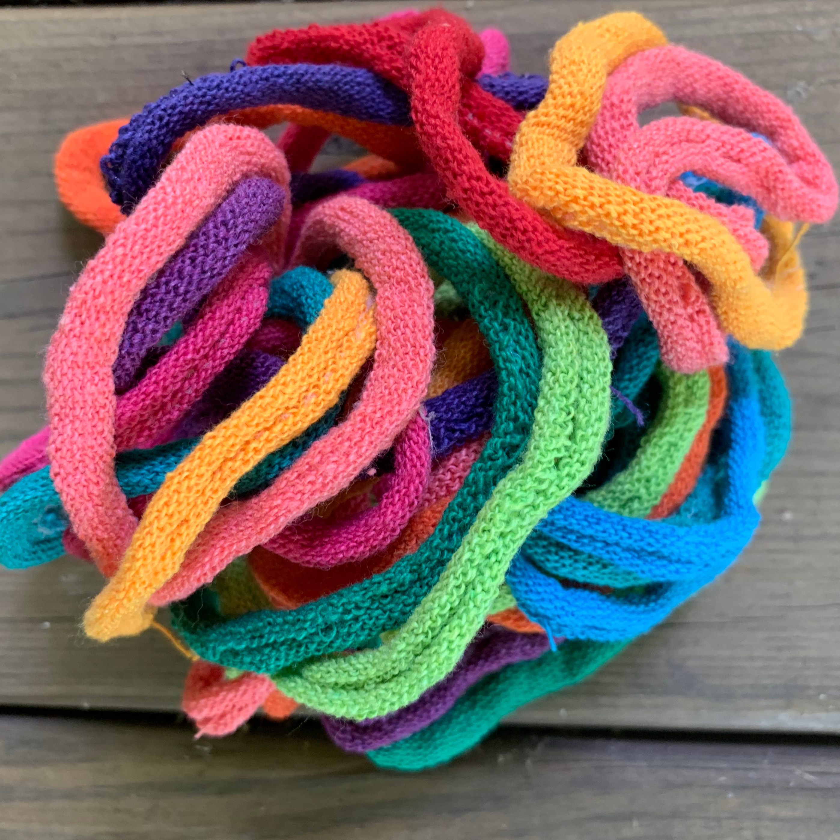 Rainbow Lotta Loops for Potholder Loom