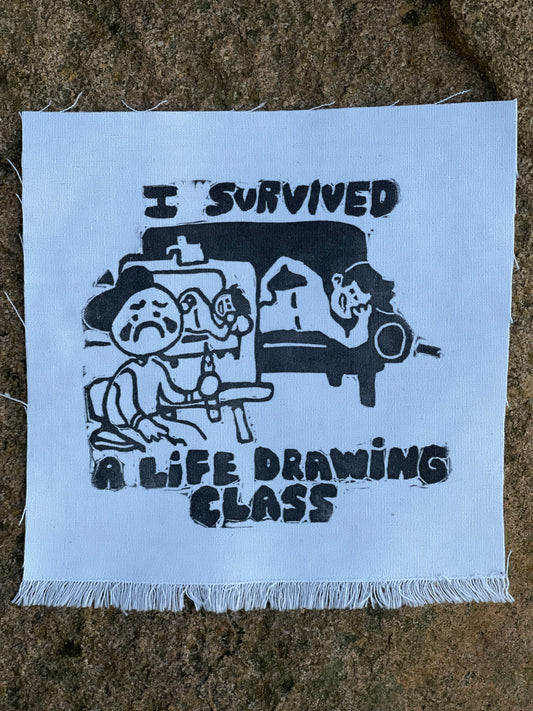 I Survived a Life Drawing Class Patch