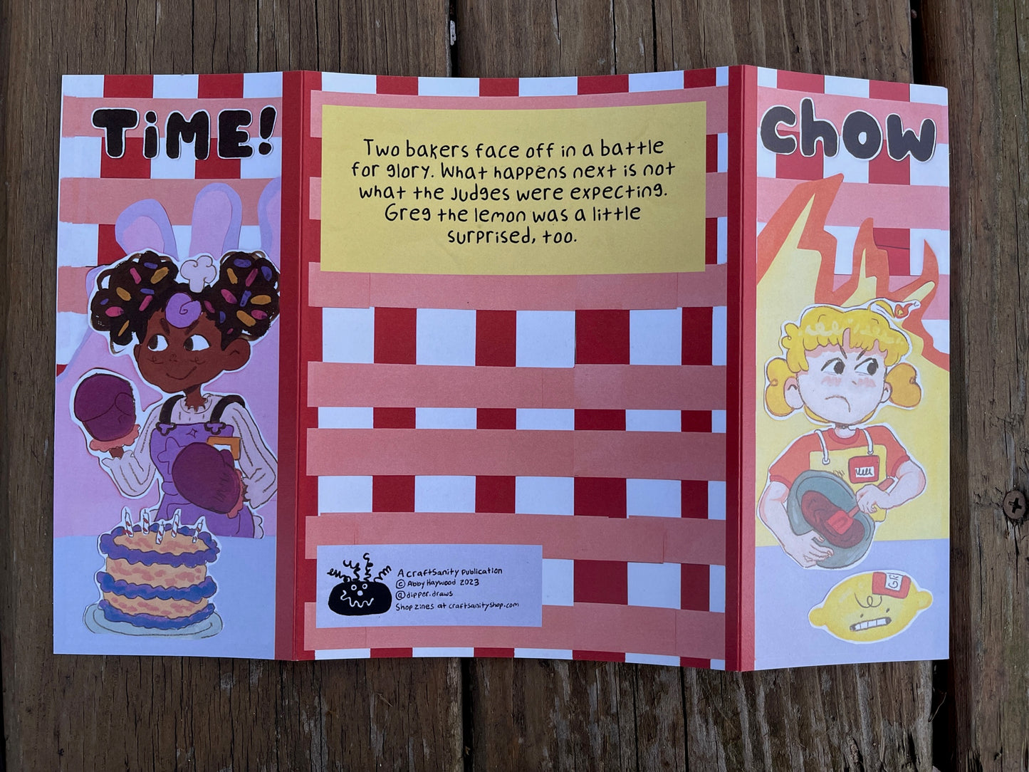 Zine and Sticker: Chow Time