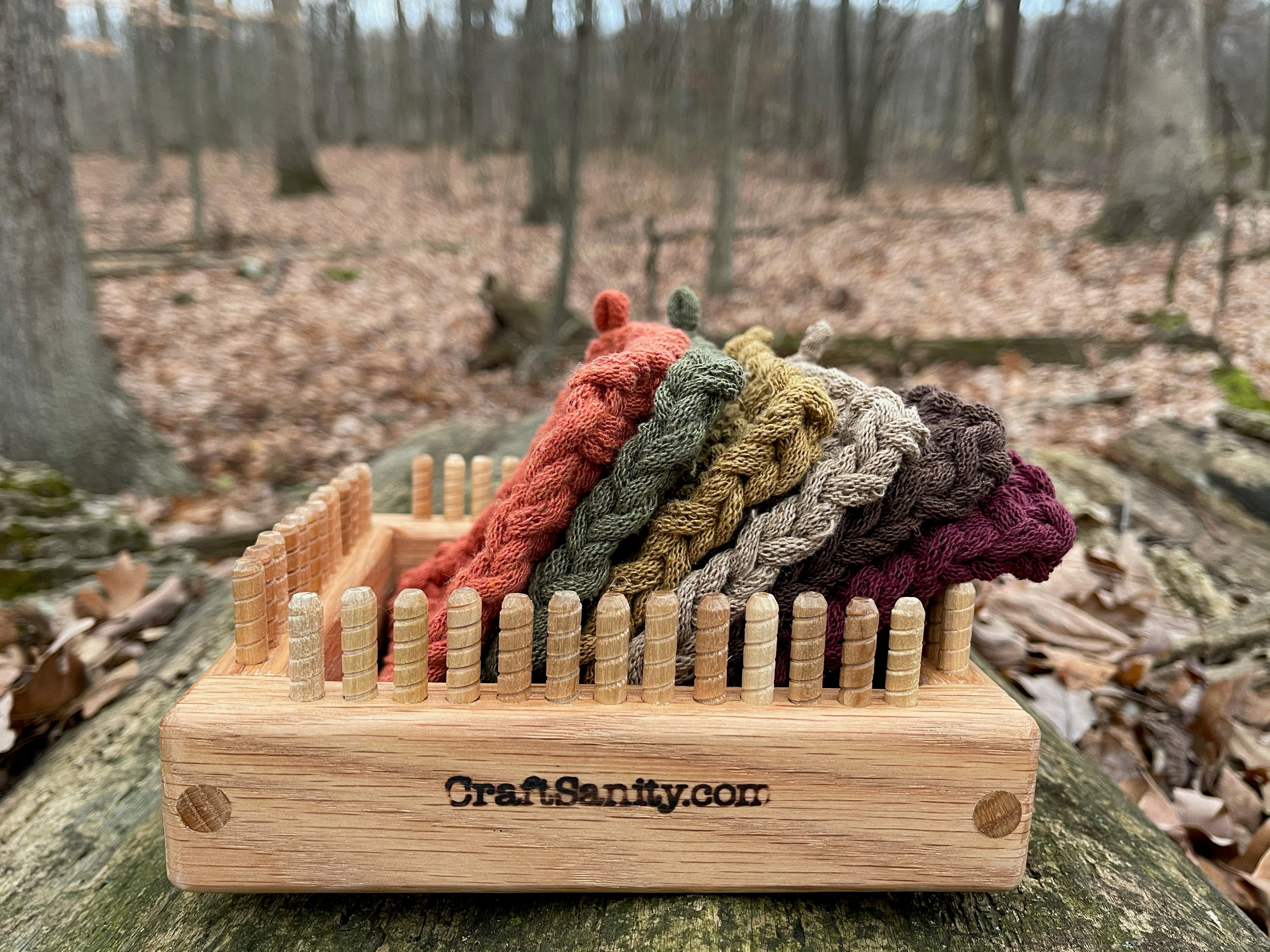 CraftSanity™ Narrow Spaced Coaster Loom Gift Set