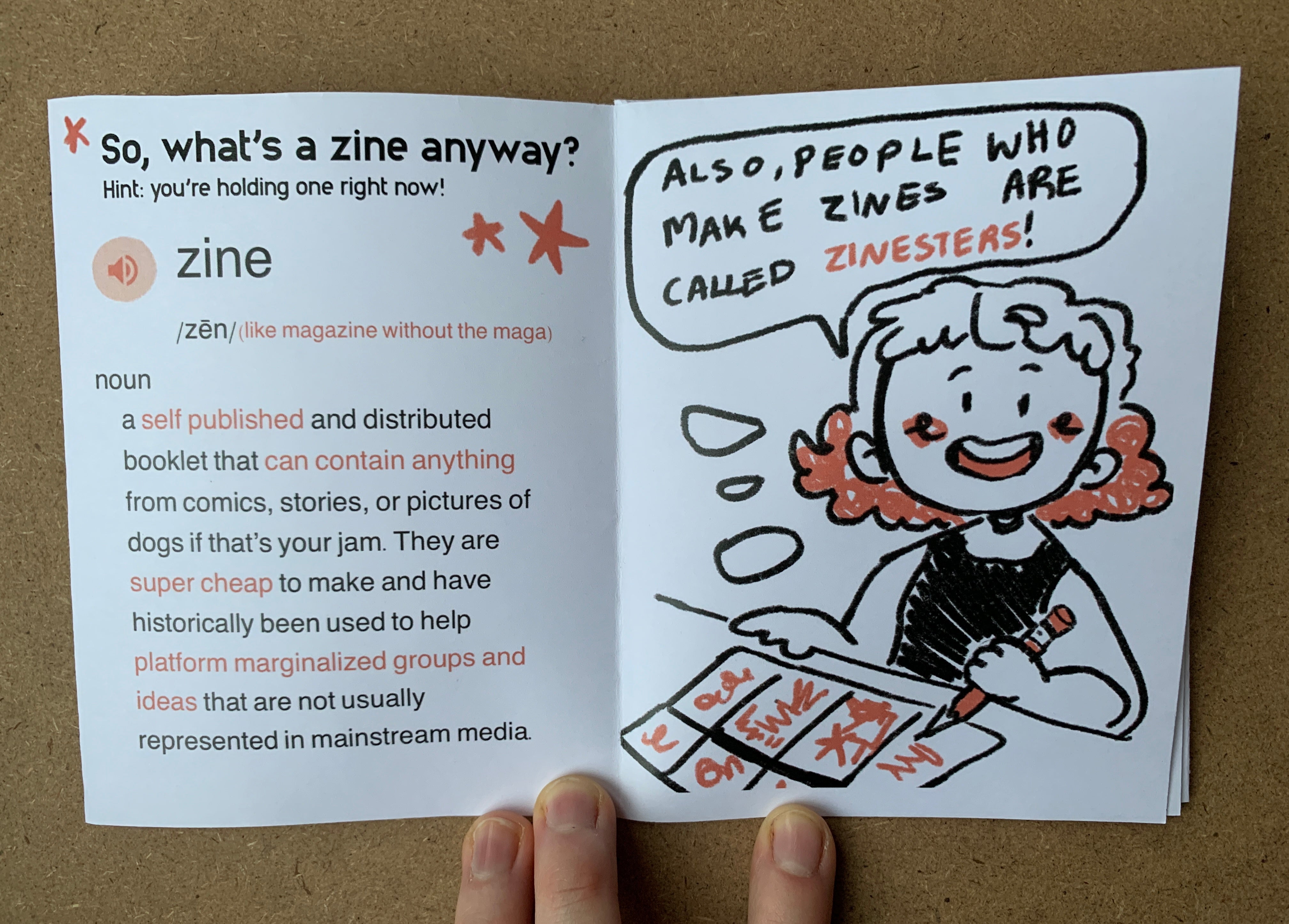 Free Zine! Celebrate People's History - Zines as activism