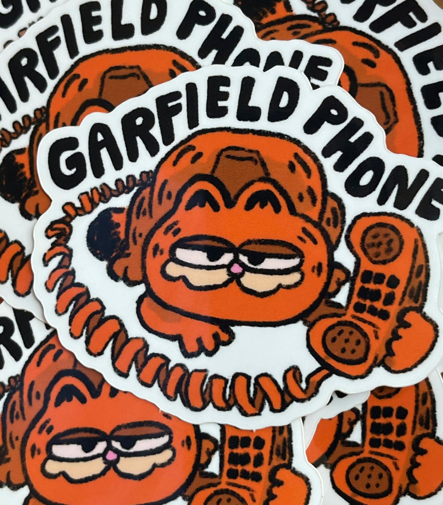 Garfield Phone Sticker