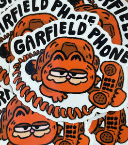 Garfield Phone Sticker