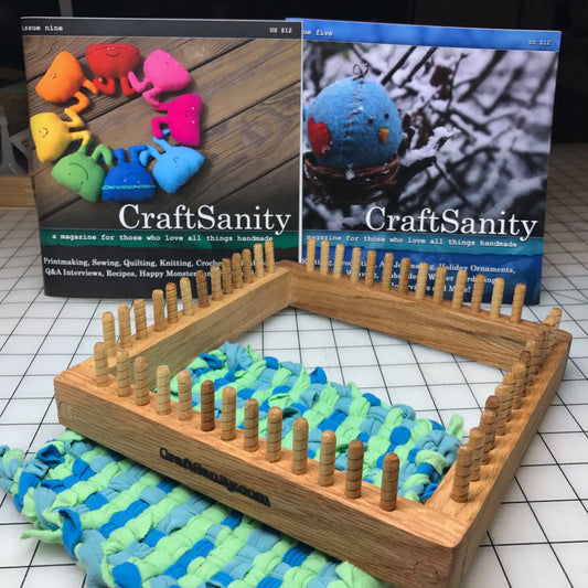 Sale! CraftSanity Potholder Loom & TWO print issues of CraftSanity Magazine