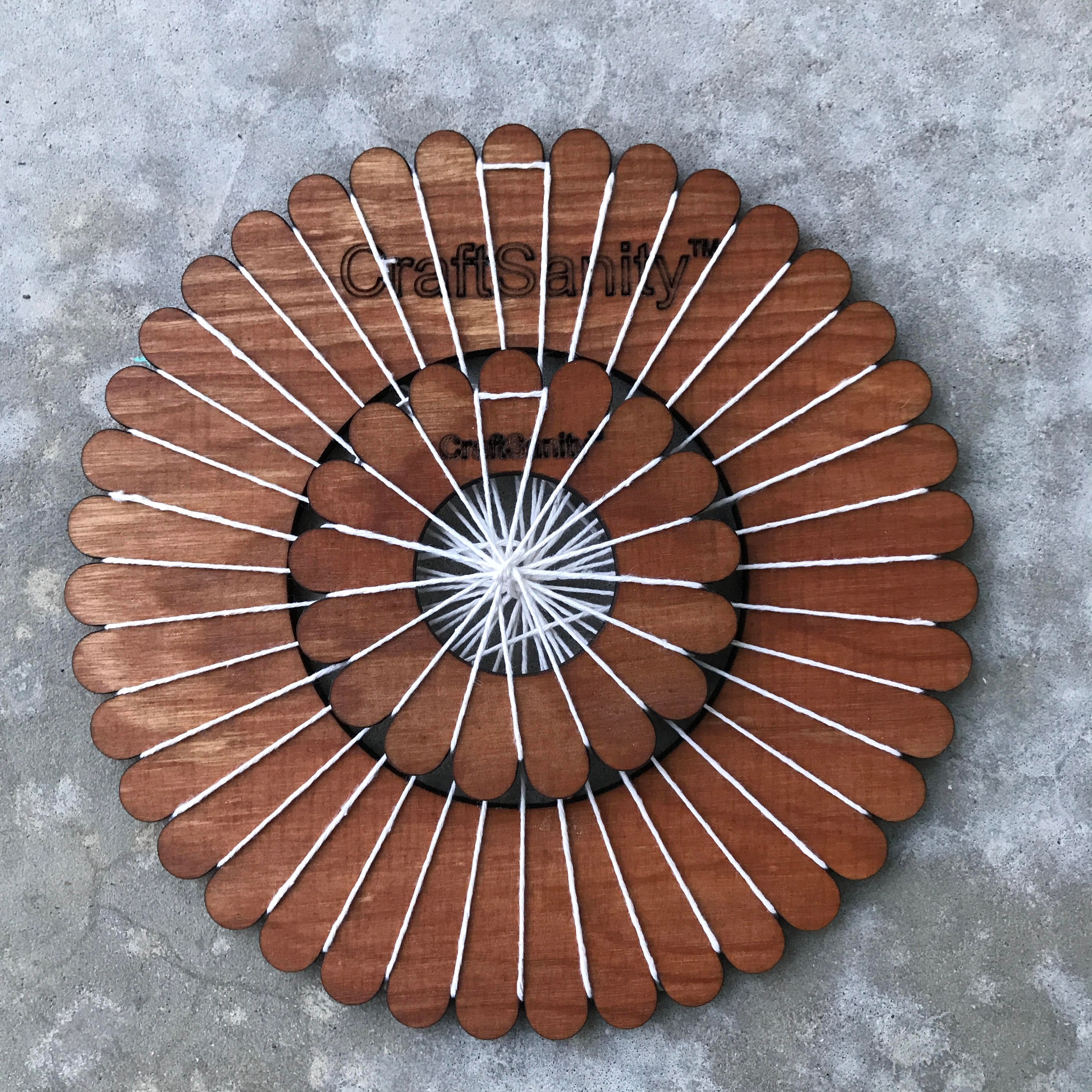 CraftSanity™  Circular Weaving 2-Loom Set