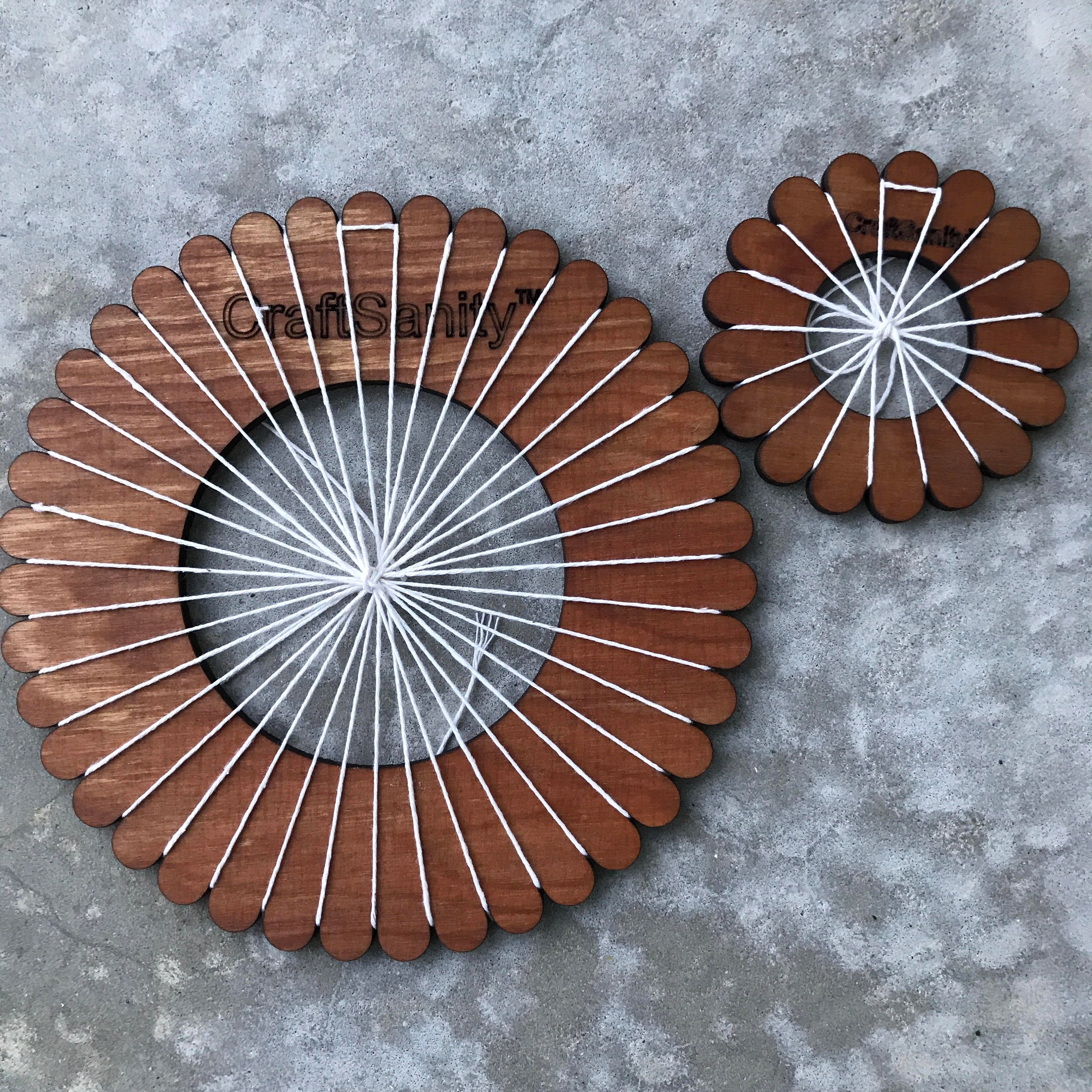 CraftSanity™  Circular Weaving 2-Loom Set