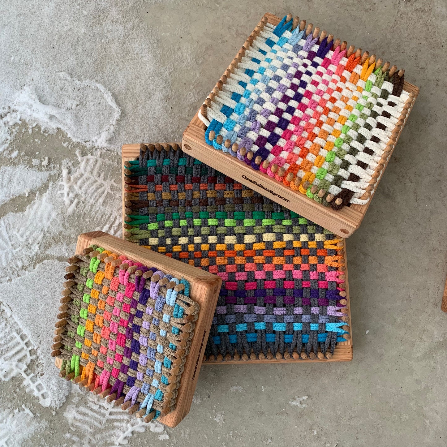 NEW! CraftSanity™ Narrow Spaced Looms - XL, potholder, coaster