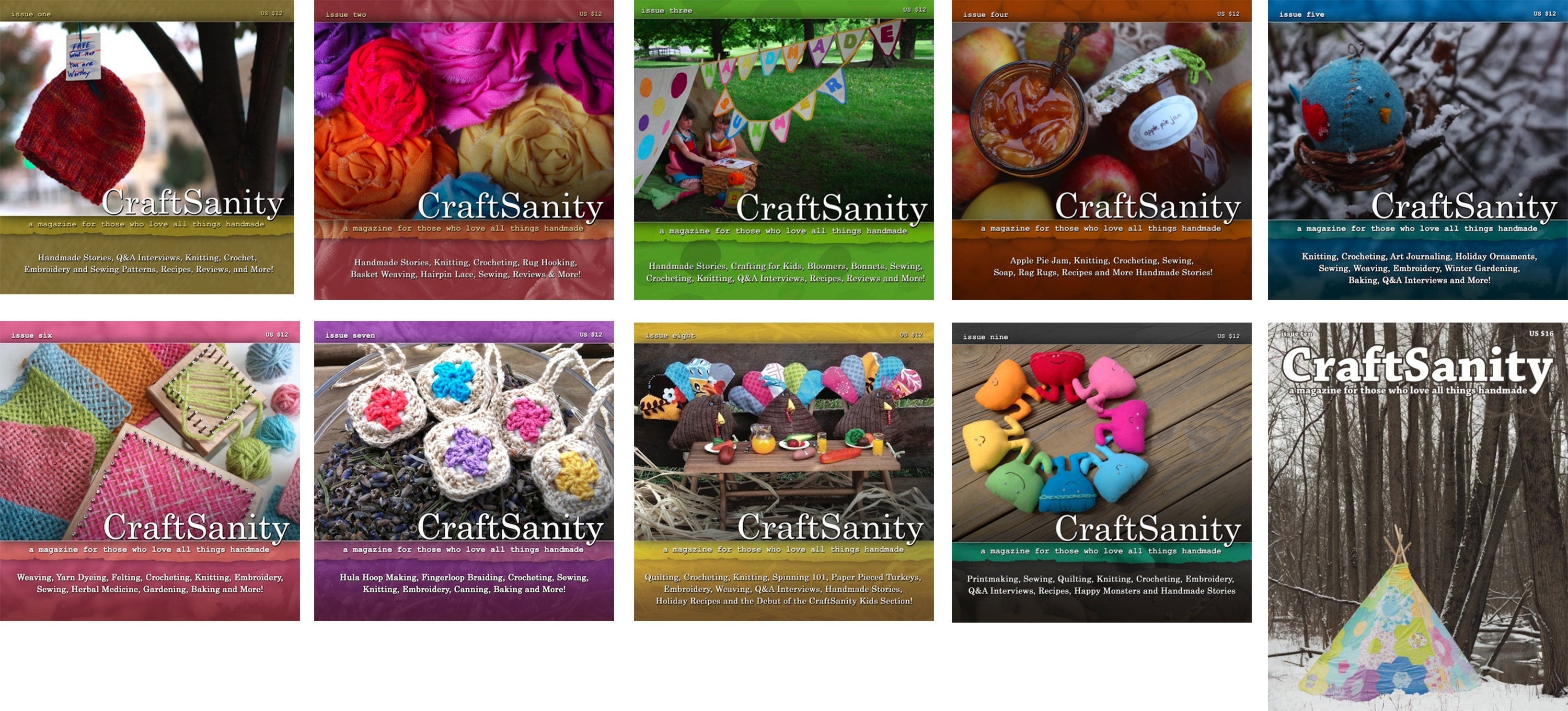 SALE! CraftSanity Magazines in Print