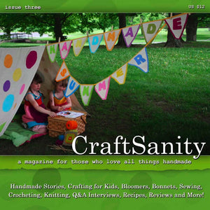 SALE! CraftSanity Magazine Issue 3 Print Edition