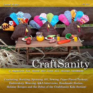 SALE! CraftSanity Magazine Issue 8 Print Edition