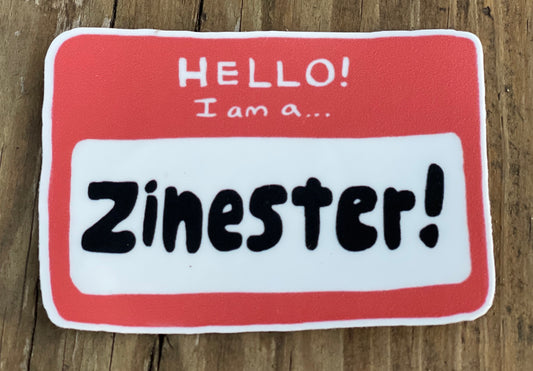 Zinester Sticker